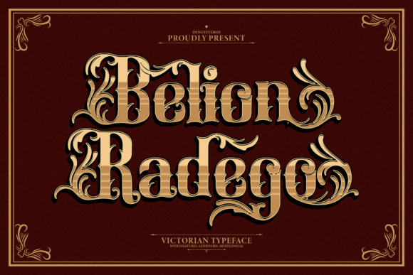Belion Radego: Victorian Blackletter for Bold Campaigns