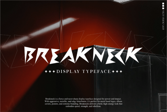 Breakneck: The Ultimate Blackletter Font for Bold Branding