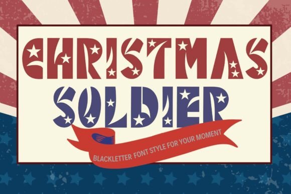 Christmas Soldier: A Unique Blackletter Font for Branding