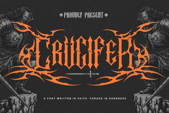 Crucifer: A Gothic Blackletter Font for Crafters