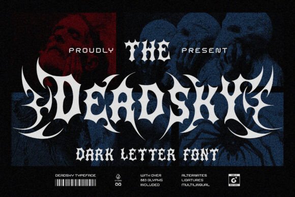 Dead Sky Typeface for Bold Maker Branding