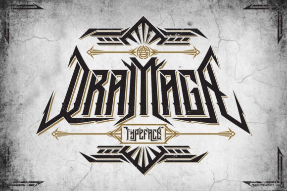 Dramaga Font: Elevate Your Brand with Posthardcore Style