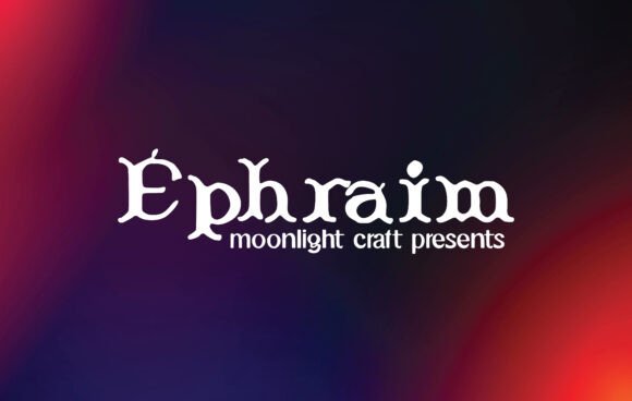 Ephraim Typeface for Editorial Design