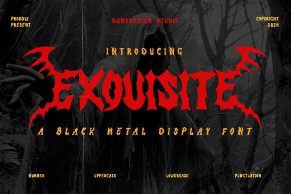 Exouisite Blackletter Font for Dark Crafts