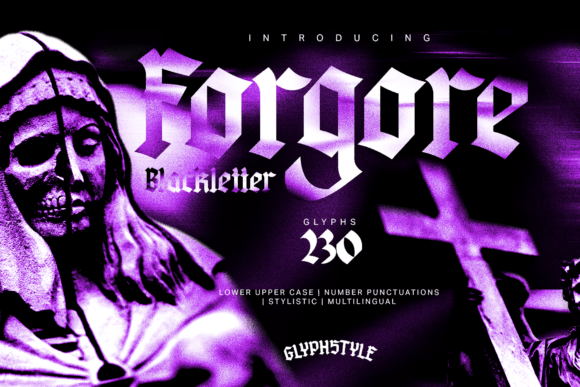 Forgore Blackletter: A Modern Typeface for Makers