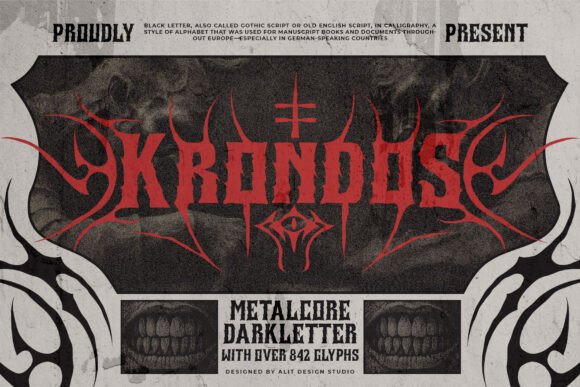 Krondos Typeface for Bold Digital Branding
