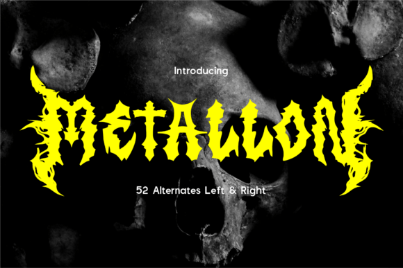 Metallon Typeface: Bold Editorial Impact