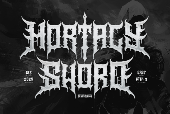 Mortaly Sword: The Ultimate Death Metal Typeface