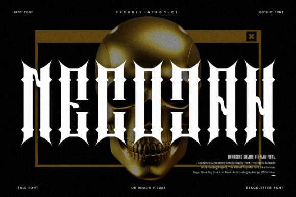 Necojah Typeface for Bold Editorial Design