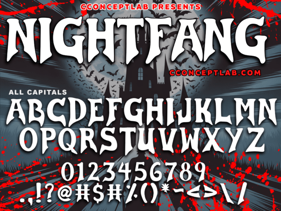 Nightfang: A Bold Horror Display Font Review