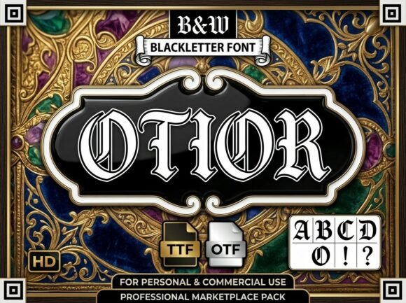 Otior: A Formidable Blackletter Typeface for Editors