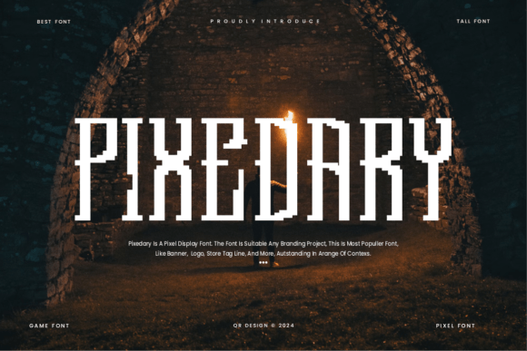 Pixedary Typeface for Modern Web Design