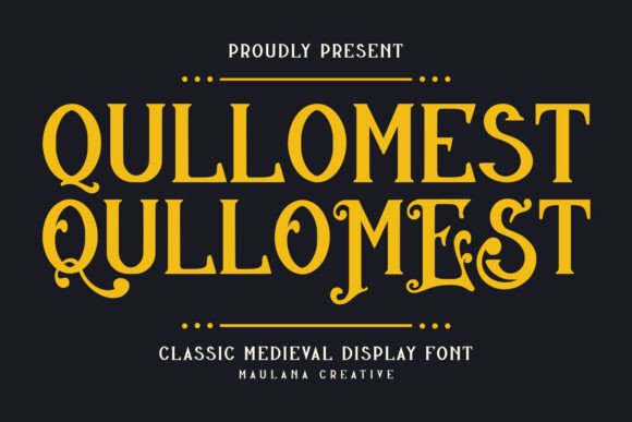 Qullomest Typeface for Bold Campaign Headlines