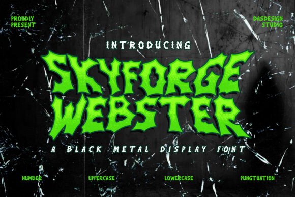 Skyforge Webster Font for Dark Campaigns