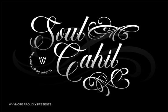 Soul Cahill: The Authentic Tattoo Script Font for Makers