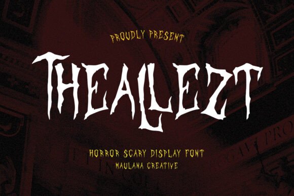 Theallezt Typeface for Bold Web Headers