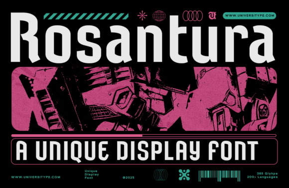 Ut Rosantura: A Premium Display Font for Web Design