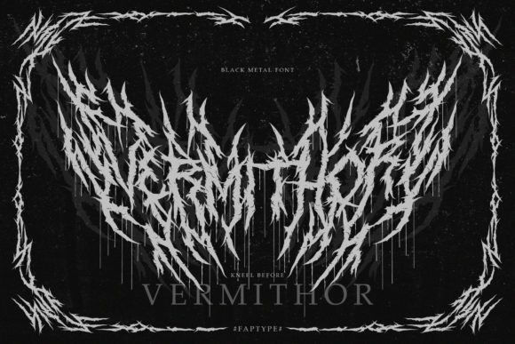 Vermithor: The Ultimate Blackletter Font for Bold Design